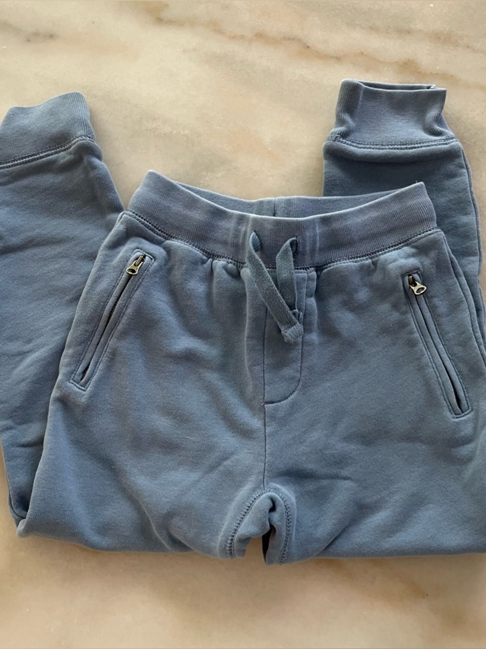 J. Crew crew cuts Kids Blue Drawstring Jogger Pants size 7